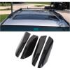 imageECOTRIC 4Pcs Roof Rack Rail End Cover Shell Cap Compatible with 20032009 Toyota 4Runner SW4 N210 Black Roof Rail Bar Cover Shell Protectionblack