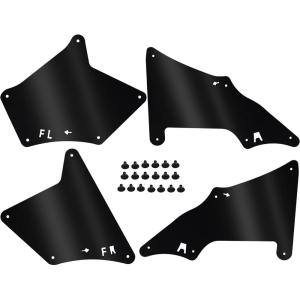 imageECOTRIC Splash Guards Fender Liner Shield Compatible with 20032022 Toyota 4 Runner 20072014 FJ Cruiser 20032020 Land Cruiser 20032020 Lexus GX460 GX470 Replace for 5373535150 5373635150 5388635020