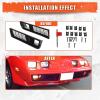 imageECOTRIC Front Grill Compatible with 1979 1980 1981 Pontiac FirebirdTrans Am Grilles Set WFitting Kit Pair