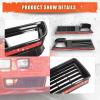 imageECOTRIC Front Grill Compatible with 1979 1980 1981 Pontiac FirebirdTrans Am Grilles Set WFitting Kit Pair