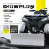 imageECOTRIC ATV Snow Plow Blade Adjustable 48quot Complete Universal Kit Compatible with Honda Kawasaki Polaris You Will Receive 2 Packages