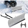 imageECOTRIC ATV Snow Plow Blade Adjustable 48quot Complete Universal Kit Compatible with Honda Kawasaki Polaris You Will Receive 2 Packages