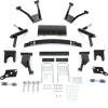imageECOTRIC 6quot Double AArm Lift Kit Compatible with 2004Up Club Car PrecedentGas Steel Lift Kit Powder Coated Black