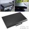 imageECOTRIC 36 Griddle Cover Lid Compatible with Blackstone 36 inch Griddle Outdoor Griddle Hard Top Powder Coated Black AluminumBlack with Diamond Surface