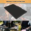 imageECOTRIC 36 Griddle Cover Lid Compatible with Blackstone 36 inch Griddle Outdoor Griddle Hard Top Powder Coated Black AluminumBlack without Diamond Surface