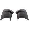 imageECOTRIC Cab Corner Compatible with 20092018 Dodge Ram 1500 2500 3500 Truck Extended Cab Black Pair