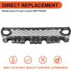 imageECOTRIC Front Upper Grille Assembly Compatible With 20152023 Dodge Charger SRT SXT Pursuit RT SE GT Scat Pack Daytona Replacement for 68417502AA Mesh Grill W 2 Side BezelsUPPER