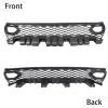 imageECOTRIC Front Upper Grille Assembly Compatible With 20152023 Dodge Charger SRT SXT Pursuit RT SE GT Scat Pack Daytona Replacement for 68417502AA Mesh Grill W 2 Side BezelsUPPER