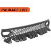 imageECOTRIC Front Upper Grille Assembly Compatible With 20152023 Dodge Charger SRT SXT Pursuit RT SE GT Scat Pack Daytona Replacement for 68417502AA Mesh Grill W 2 Side BezelsUPPER