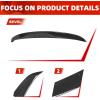 imageECOTRIC Rear Trunk Spoiler Compatible with 20072015 Infiniti G35G25G37Q40 4 Door Sedan Model Predrilled Hole for ButtonampCamera Rear Wing Lip Body Kit Carbon Fiber Printing Style