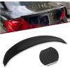 imageECOTRIC Rear Trunk Spoiler Compatible with 20072015 Infiniti G35G25G37Q40 4 Door Sedan Model Predrilled Hole for ButtonampCamera Rear Wing Lip Body Kit Carbon Fiber Printing Style