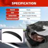 imageECOTRIC Rear Trunk Spoiler Compatible with 20072015 Infiniti G35G25G37Q40 4 Door Sedan Model Predrilled Hole for ButtonampCamera Rear Wing Lip Body Kit Carbon Fiber Printing Style