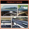 imageECOTRIC Black Dashboard Cover Compatible with 19811991 Chevrolet GMC CKRV TruckSUV Pickup Car Interior Dash Pad CapBlack