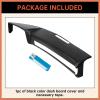 imageECOTRIC Black Dashboard Cover Compatible with 19811991 Chevrolet GMC CKRV TruckSUV Pickup Car Interior Dash Pad CapBlack