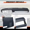 imageECOTRIC Black Dashboard Cover Compatible with 19811991 Chevrolet GMC CKRV TruckSUV Pickup Car Interior Dash Pad CapDark Blue