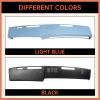 imageECOTRIC Black Dashboard Cover Compatible with 19811991 Chevrolet GMC CKRV TruckSUV Pickup Car Interior Dash Pad CapLight Blue