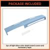 imageECOTRIC Black Dashboard Cover Compatible with 19811991 Chevrolet GMC CKRV TruckSUV Pickup Car Interior Dash Pad CapLight Blue