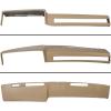 imageECOTRIC Black Dashboard Cover Compatible with 19811991 Chevrolet GMC CKRV TruckSUV Pickup Car Interior Dash Pad CapLight Brown