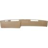 imageECOTRIC Black Dashboard Cover Compatible with 19811991 Chevrolet GMC CKRV TruckSUV Pickup Car Interior Dash Pad CapLight Brown