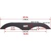 imageECOTRIC RV Fender Skirt Replacement Tandem Trailer for RVs Campers and Trailers  BlackBlack