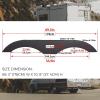 imageECOTRIC RV Fender Skirt Replacement Tandem Trailer for RVs Campers and Trailers  BlackBlack
