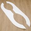 imageECOTRIC RV Fender Skirt Replacement Tandem Trailer for RVs Campers and Trailers  BlackWhite