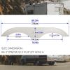 imageECOTRIC RV Fender Skirt Replacement Tandem Trailer for RVs Campers and Trailers  BlackWhite