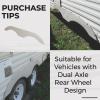 imageECOTRIC RV Fender Skirt Replacement Tandem Trailer for RVs Campers and Trailers  BlackWhite
