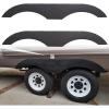 imageECOTRIC RV Fender Skirt Replacement Tandem Trailer for RVs Campers and Trailers  BlackBlack