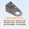 imageECOTRIC Radiator Support MountBracket Compatible with 19882000 Chevy CK 1500 2500 3500 Series Tahoe Yukon Steel