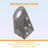 imageECOTRIC Radiator Support MountBracket Compatible with 19882000 Chevy CK 1500 2500 3500 Series Tahoe Yukon Steel