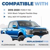 image:imageECOTRIC Center Tailgate Molding Trim Compatible with 20152020 Ford F150 F150 Replacement for FL3Z9940602B FO1904135 Flexible Flex Step Cap Top Trim Protector Cover wRelease Button