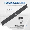 image:imageECOTRIC Center Tailgate Molding Trim Compatible with 20152020 Ford F150 F150 Replacement for FL3Z9940602B FO1904135 Flexible Flex Step Cap Top Trim Protector Cover wRelease Button