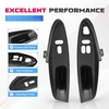 image:imageECOTRIC Interior Door Switch Bezel Panel Compatible with 19942004 Ford Mustang 2Door Coupe Hard Top Cover Replacement for F7ZZ14527BA F7ZZ14527BA F7ZZ14528BA F7ZZ14528BA Pair Inside Pull Handle