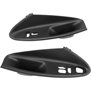 image:imageECOTRIC Interior Door Switch Bezel Panel Compatible with 19942004 Ford Mustang 2Door Coupe Hard Top Cover Replacement for F7ZZ14527BA F7ZZ14527BA F7ZZ14528BA F7ZZ14528BA Pair Inside Pull Handle