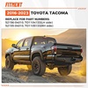 image:imageECOTRIC Rear Bumper End Cap Compatible With 20162023 Toyota Tacoma WO Sensor Hole Replace for TO1105133 TO1104133 5215604010 5215504010 Corner Cover Driver and Passenger Side Black