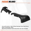 image:imageECOTRIC Rear Bumper End Cap Compatible With 20162023 Toyota Tacoma WO Sensor Hole Replace for TO1105133 TO1104133 5215604010 5215504010 Corner Cover Driver and Passenger Side Black