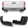 image:imageECOTRIC Rear Bumper End Cap Compatible With 20162023 Toyota Tacoma WO Sensor Hole Replace for TO1105133 TO1104133 5215604010 5215504010 Corner Cover Driver and Passenger Side Black