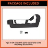 image:imageECOTRIC Driver Side Seat Bezel Compatible with 0914 Ford F150 Mark LT  Front driver side Replacement for 9L3Z1662187EA NOT Fit for Manually Adjusting amp Super Cab Power Seats