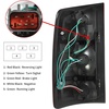 image:imageECOTRIC Pair Tail Light Compatible with 20022006 Dodge Ram 150020032006 Ram 2500 3500 Taillight Turn Signal Light Replacement for 55077348AF CH2801147 55077347AF CH2800147 Red SmokedRedClear Lens