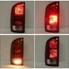 image:imageECOTRIC Pair Tail Light Compatible with 20022006 Dodge Ram 150020032006 Ram 2500 3500 Taillight Turn Signal Light Replacement for 55077348AF CH2801147 55077347AF CH2800147 Red SmokedRedClear Lens