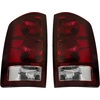 image:imageECOTRIC Pair Tail Light Compatible with 20022006 Dodge Ram 150020032006 Ram 2500 3500 Taillight Turn Signal Light Replacement for 55077348AF CH2801147 55077347AF CH2800147 Red SmokedDark RedClear Lens
