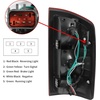 image:imageECOTRIC Pair Tail Light Compatible with 20022006 Dodge Ram 150020032006 Ram 2500 3500 Taillight Turn Signal Light Replacement for 55077348AF CH2801147 55077347AF CH2800147 Red SmokedRedClear Lens