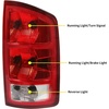 image:imageECOTRIC Pair Tail Light Compatible with 20022006 Dodge Ram 150020032006 Ram 2500 3500 Taillight Turn Signal Light Replacement for 55077348AF CH2801147 55077347AF CH2800147 Red SmokedRedClear Lens