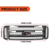 image:imageECOTRIC Grille Compatible with 19992004 F250 F350 Super Duty ExcursionSilvery