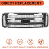 image:imageECOTRIC Grille Compatible with 19992004 F250 F350 Super Duty ExcursionSilvery