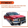 image:imageECOTRIC Grille Compatible with 19992004 F250 F350 Super Duty ExcursionSilvery