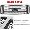 image:imageECOTRIC Grille Compatible with 19992004 F250 F350 Super Duty ExcursionSilvery