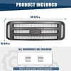 image:imageECOTRIC Grille Compatible with 19992004 F250 F350 Super Duty Excursionblack grille