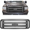 image:imageECOTRIC Grille Compatible with 19992004 F250 F350 Super Duty Excursionblack grille